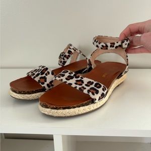 Cheetah sandals